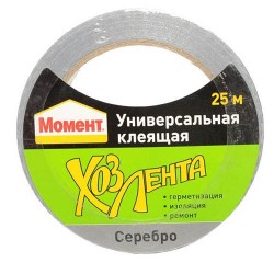Клеящая хозяйственная лента Момент (25м) Клеящая хозяйственная лента Момент (25м)