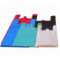 Пакет "майка" (30+15-фальцы)х55мм 25мкр синий