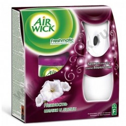 AIRWICK Дозатор автом.+освежитель "Нежность шелка и Лилии", 250мл AIRWICK Дозатор автом.+освежитель "Нежность шелка и Лилии", 250мл