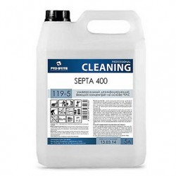 Cредство-концентрат мойка и дезинфекция "Septa 400" Cредство-концентрат мойка и дезинфекция "Septa 400"