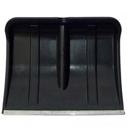 Лопата снеговая п/э "Богатырь", ал/накладка, б/черенка 500х375мм