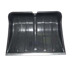 Лопата снеговая п/э с метал.планкой 490х400мм (№1)