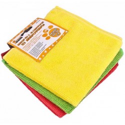 Набор салфеток из микрофибры 30х30см (3шт/уп) Набор салфеток из микрофибры 30х30см (3шт/уп)