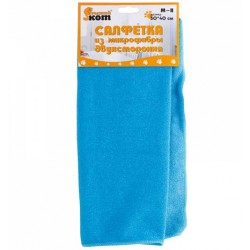 Салфетка микрофибра двусторонняя 30х40см Салфетка микрофибра двусторонняя 30х40см