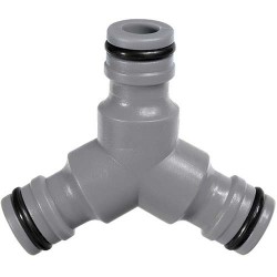 Тройник-соединитель "MATRIX" штуцерный пластмассовый Тройник-соединитель "MATRIX" штуцерный пластмассовый