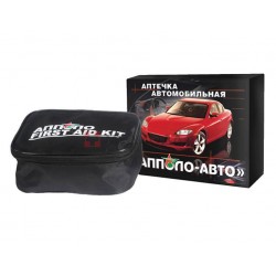 Аптечка "АППОЛО" автомобильная новый состав в мягком футляре
