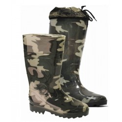 Сапоги ПВХ мужские, высота 38 см, КМФ рисунок с манжетой Сапоги ПВХ мужские, высота 38 см, КМФ рисунок с манжетой