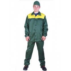 Костюм "Дамаск" (т.зеленый/желтый)