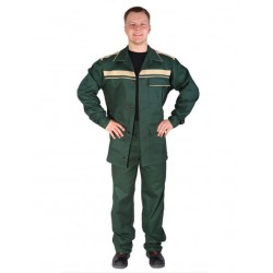 Костюм "Актуал" с брюками (т.зеленый/бежевый) Костюм "Актуал" с брюками (т.зеленый/бежевый)