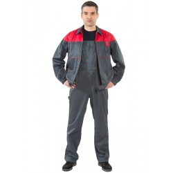 Костюм "Рейнир" (т.серый/красный)