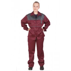 Костюм "Рейнир" женский (бордовый/св.серый)