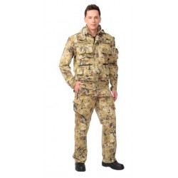 Костюм "ТИГР" летний: куртка, брюки (тк.смесовая ) КМФ "Саванна"