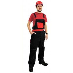 Полукомбинезон "ГРАНД" чёрный с красным Полукомбинезон "ГРАНД" чёрный с красным