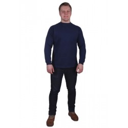 Толстовка тем.синяя