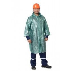 Плащ-дождевик зелёный