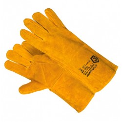 Краги спилковые пятипалые "Экстра-5 Люкс" Краги спилковые пятипалые "Экстра-5 Люкс"