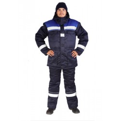 Костюм "Буран" (т.синий/василек) Костюм "Буран" (т.синий/василек)